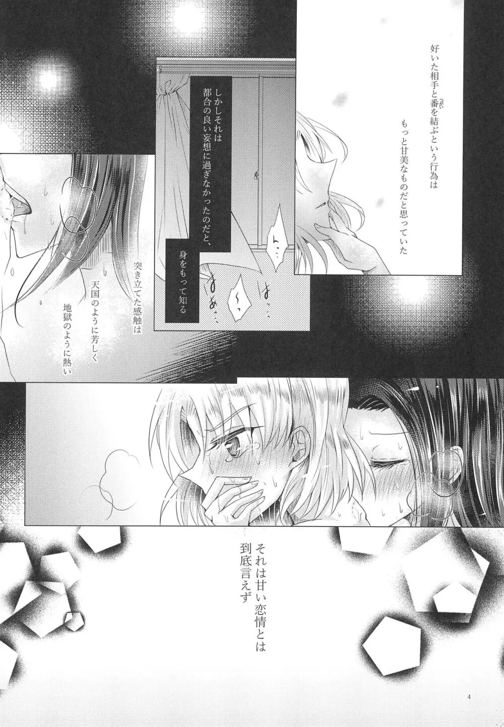 恋情/本能アンチバランス 4ページ