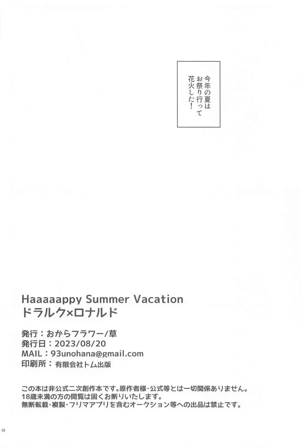HAPPPPPY Summer Vacation！ 37ページ