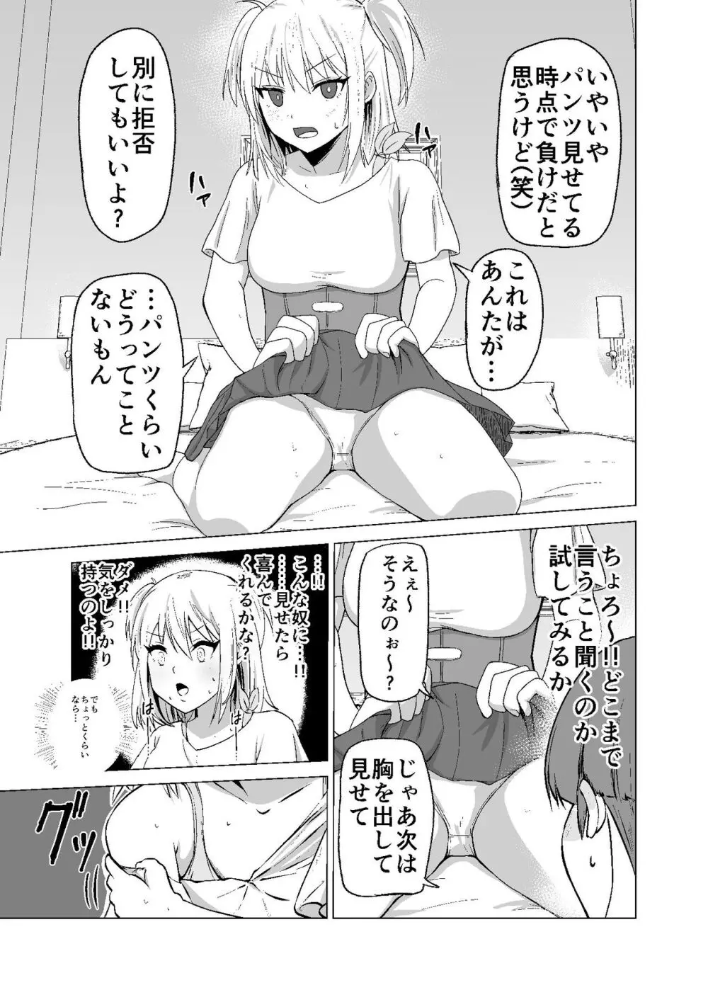 思いがけずGETした女の子がメス堕ちして従順になっていく 15ページ