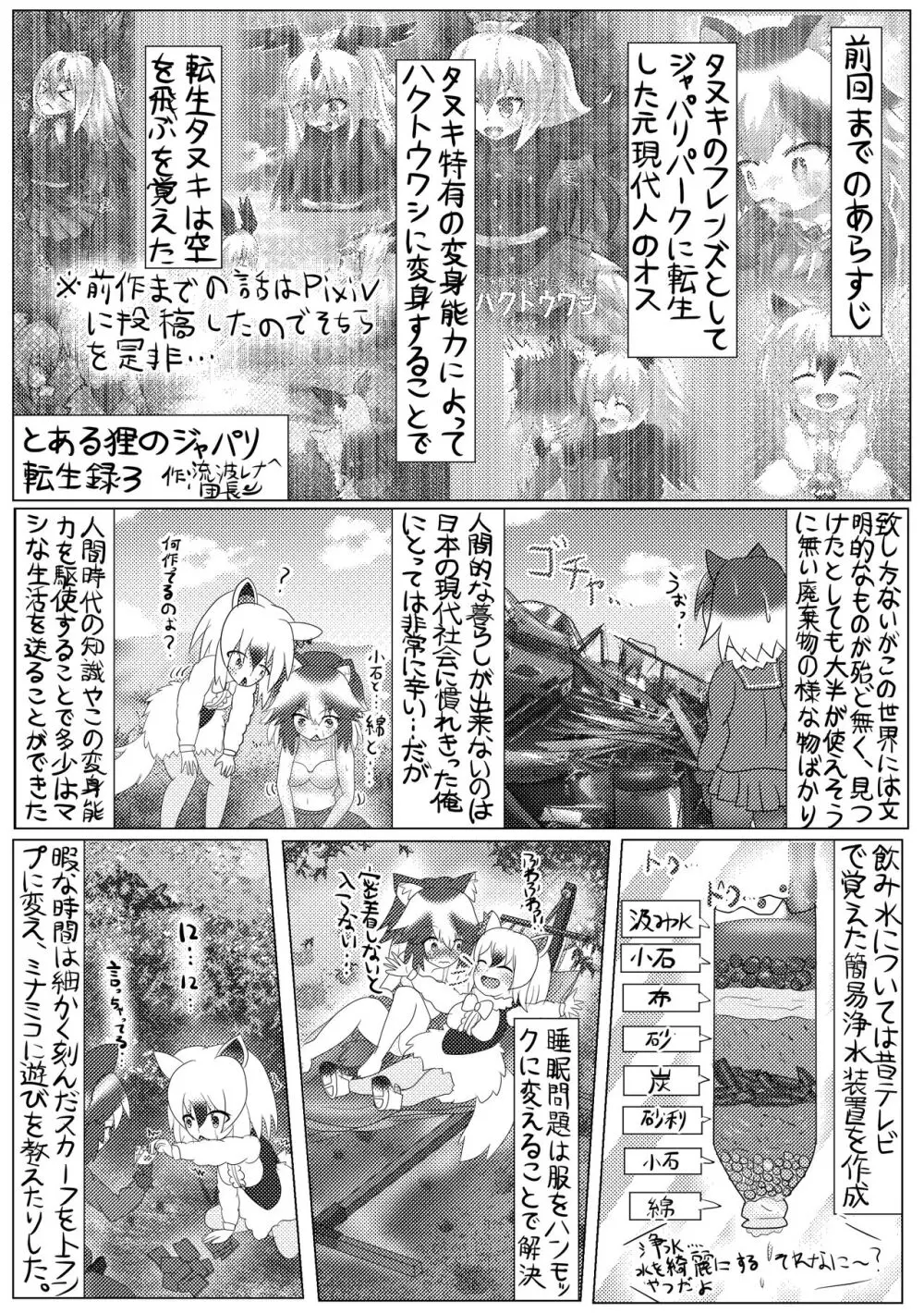 ぼくもフレンド〜きみは還る場所〜けものフレンズTSF合同3 13ページ