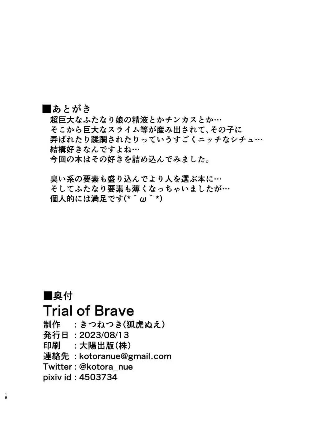 Trial of Brave 18ページ