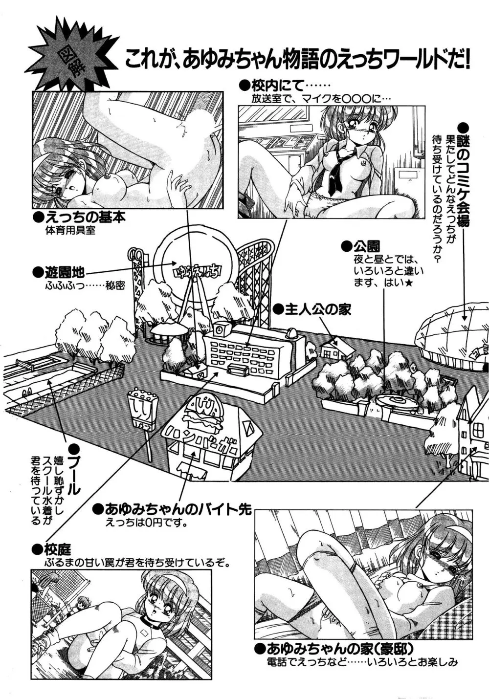 あゆみちゃん物語 マニュアル 13ページ