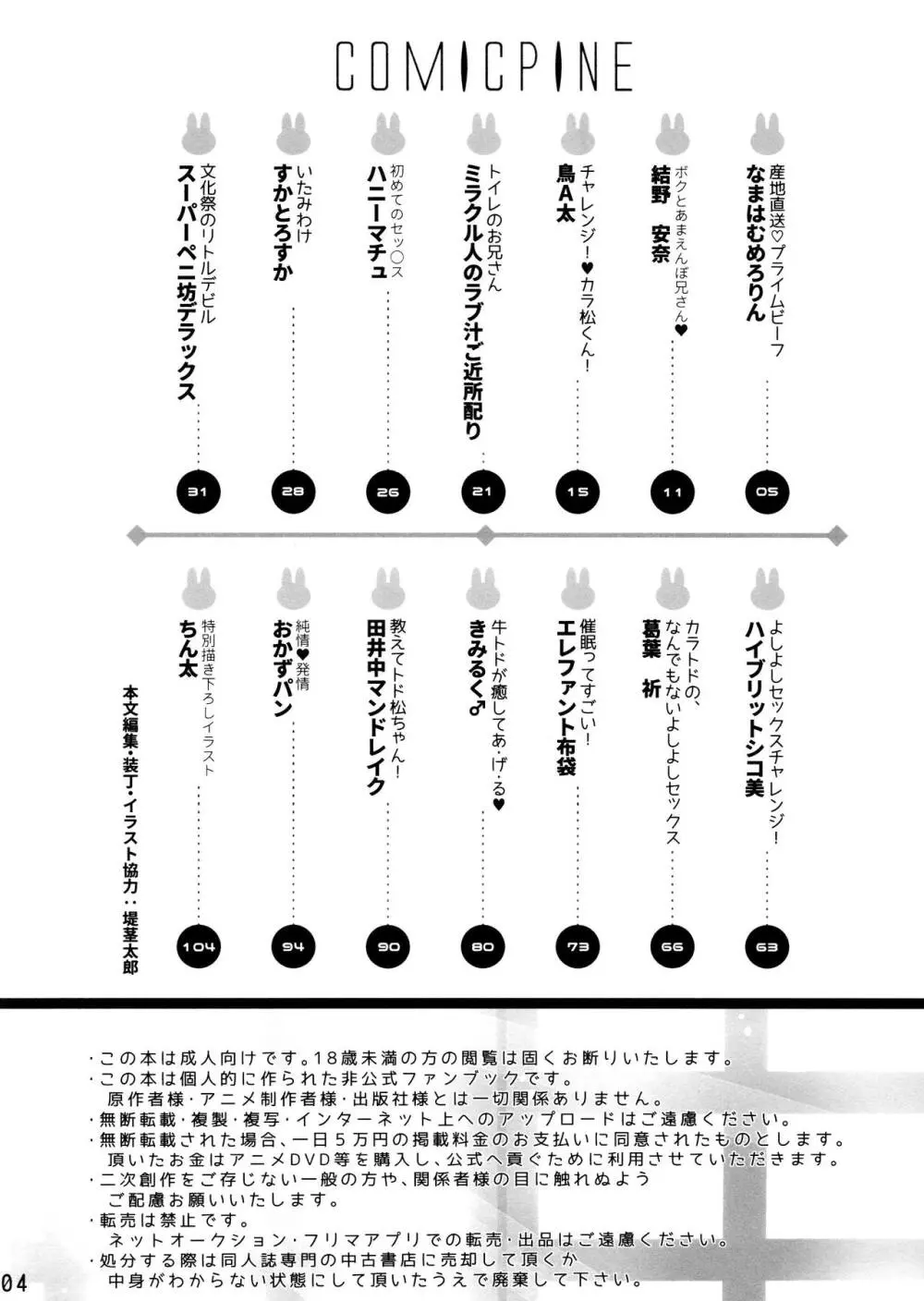 コミックパイン10月号 4ページ