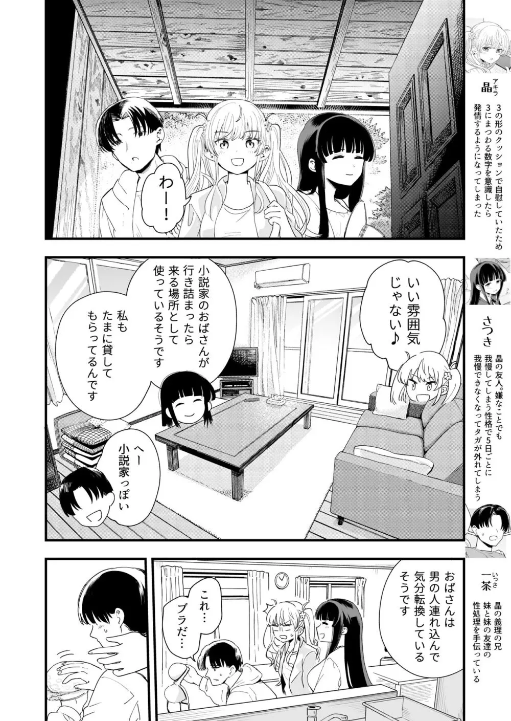 サセてくれる義妹と妹の友達との5月5日 3ページ