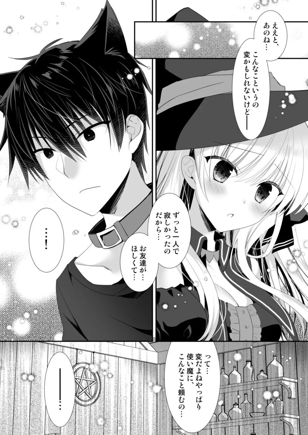 ポンコツ魔女とイジワルな猫。 -召喚した使い魔が言うことを聞いてくれません！- 13ページ