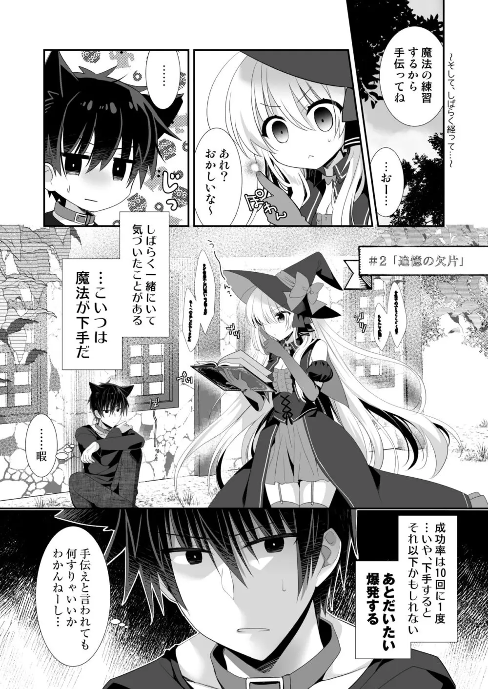 ポンコツ魔女とイジワルな猫。 -召喚した使い魔が言うことを聞いてくれません！- 17ページ