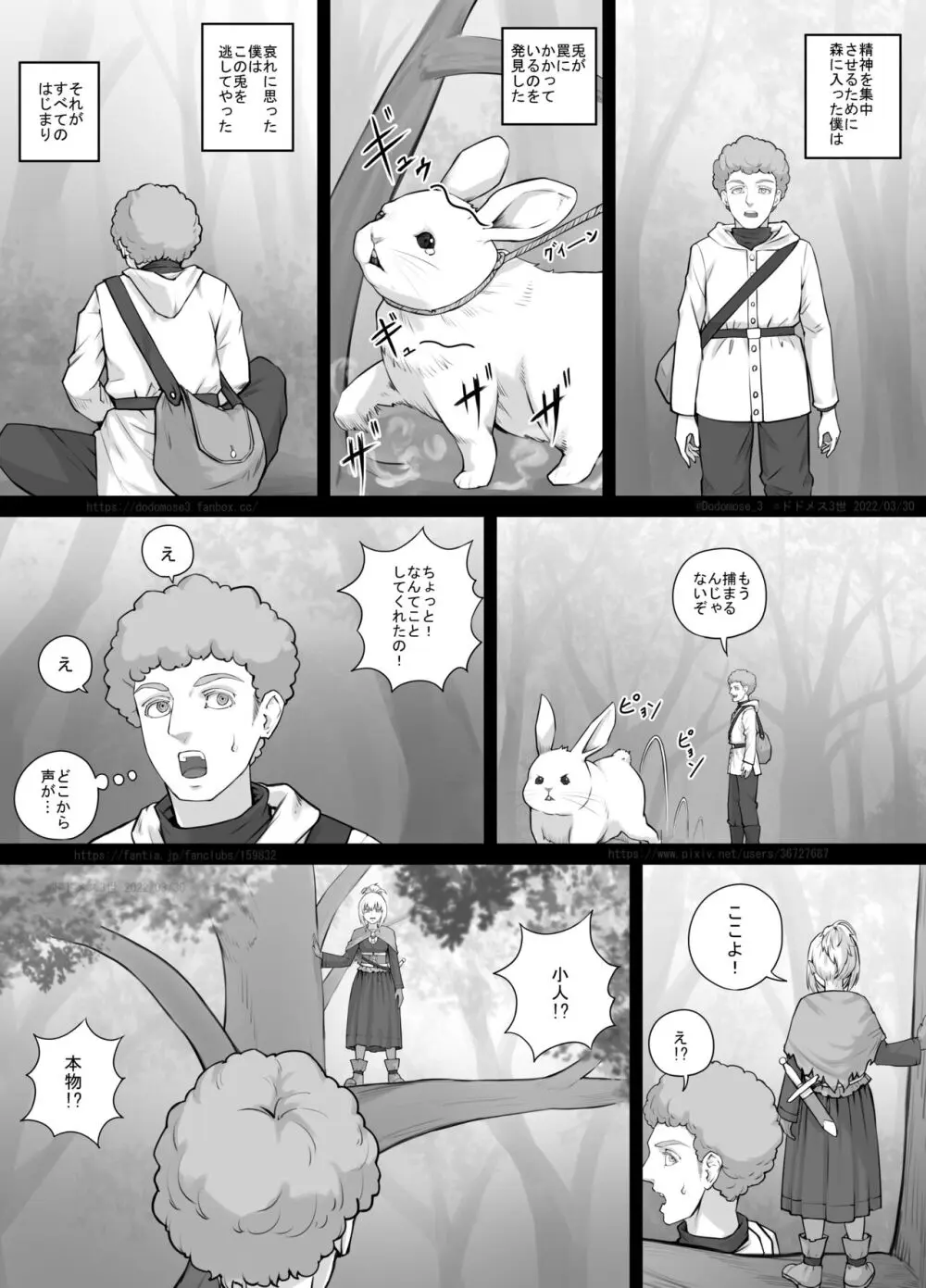 小人娘ちゃん漫画1 5ページ