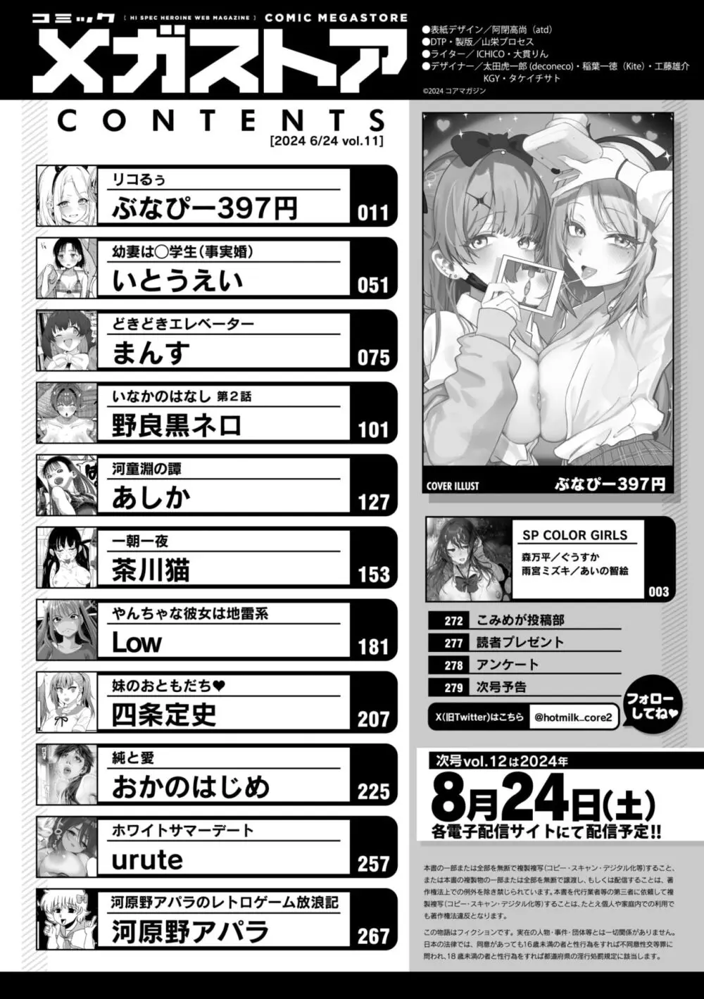 コミックメガストア Vol.11 2ページ