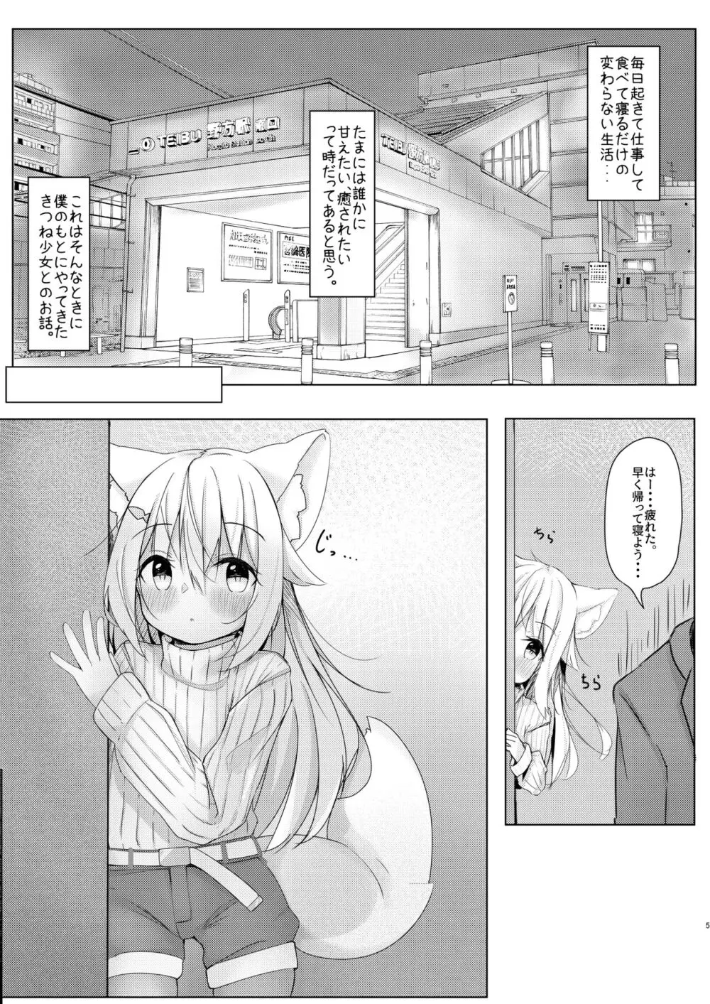 けもみみ少女は癒したい。 5ページ