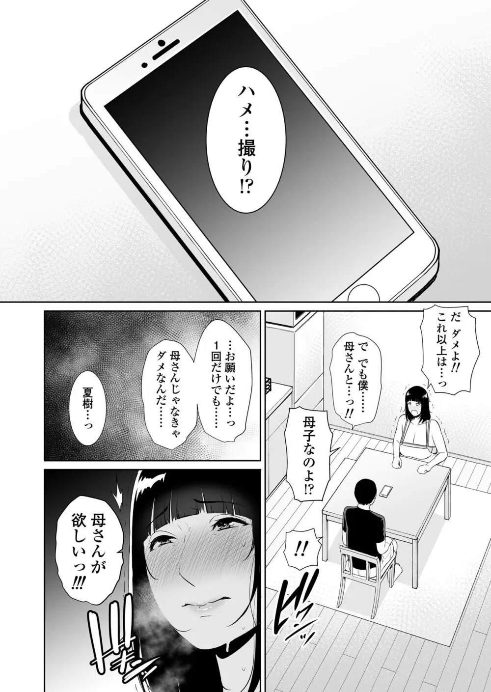 息子に跨る日 ～母と息子のハメ撮り記録～ 23ページ