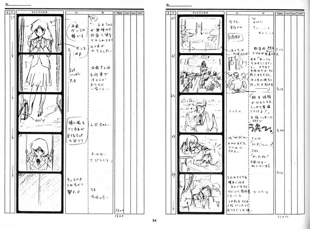 くりいむレモン 絵コンテ･設定資料集 PART1 ｢媚･妹･Baby｣ ＆ PART5｢亜美･AGAIN｣ 51ページ