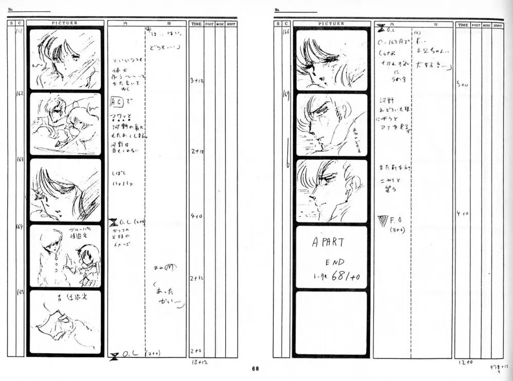 くりいむレモン 絵コンテ･設定資料集 PART1 ｢媚･妹･Baby｣ ＆ PART5｢亜美･AGAIN｣ 65ページ