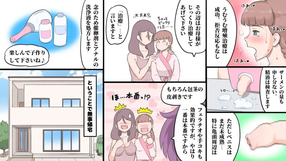 ふたなりシンドローム〜ママと娘の子作り教室 10ページ