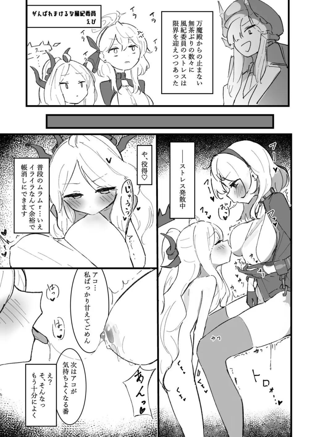 ブルアカ百合えっち合同 119ページ