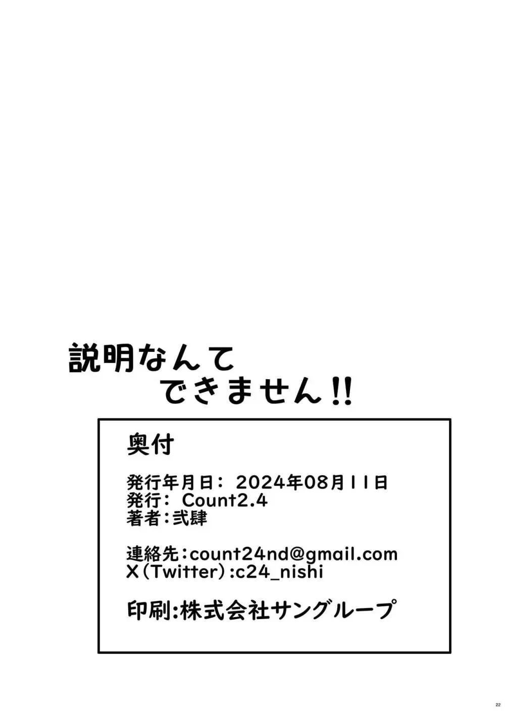 説明なんてできません!! 21ページ