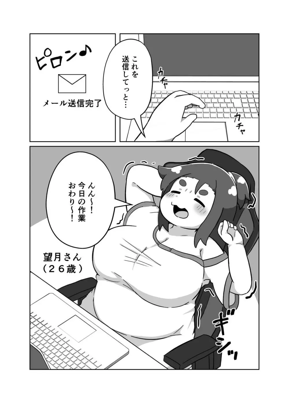 ぽっちゃり地味子のイキ抜き日和 2ページ