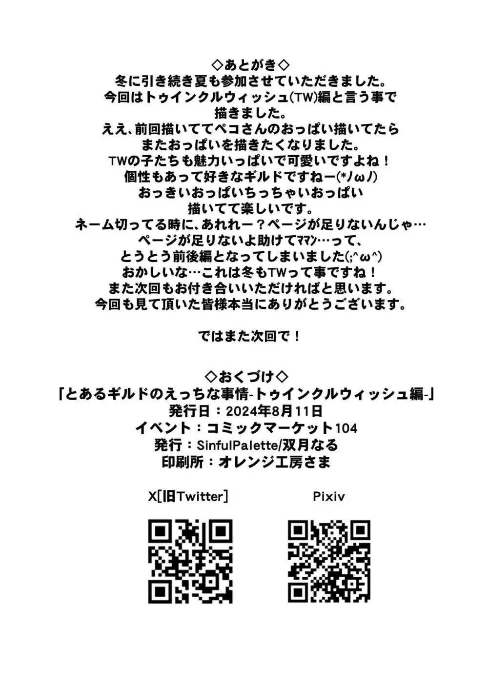 とあるギルドのえっちな事情 -トゥインクルウィッシュ編- 30ページ