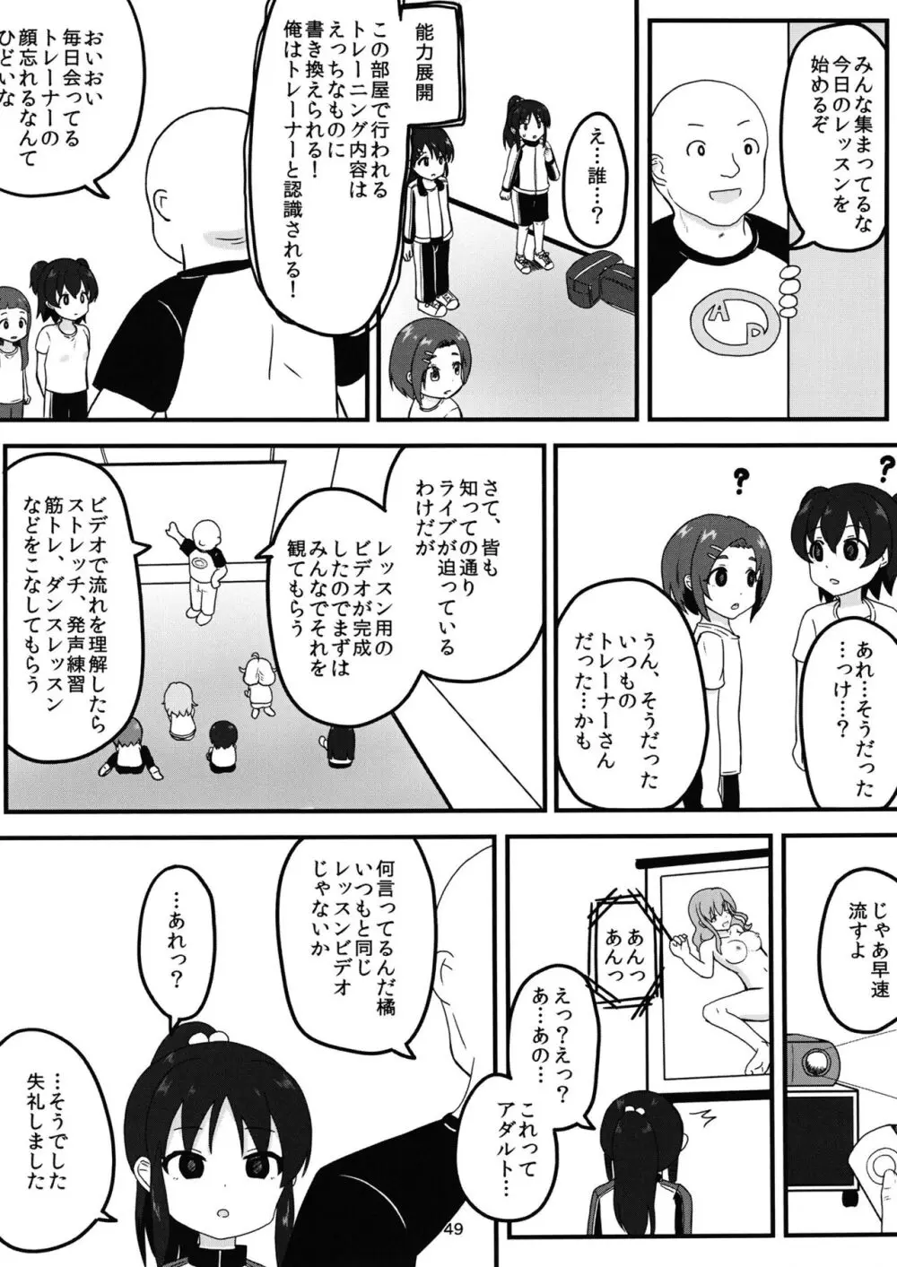 ちょうのうりょくけいこずえっちそうしゅうへん…ってなぁにー…? 48ページ