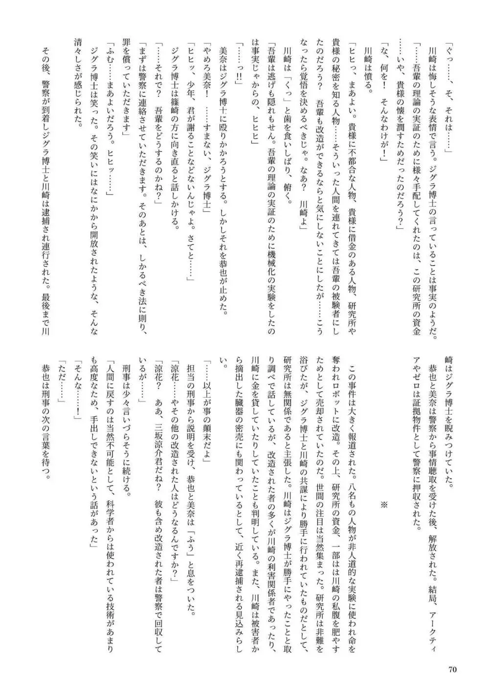 機械化娘合同誌4 70ページ