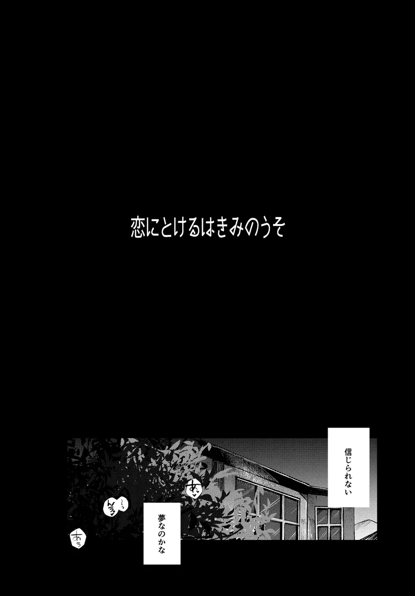 恋にとけるはきみのうそ 2ページ