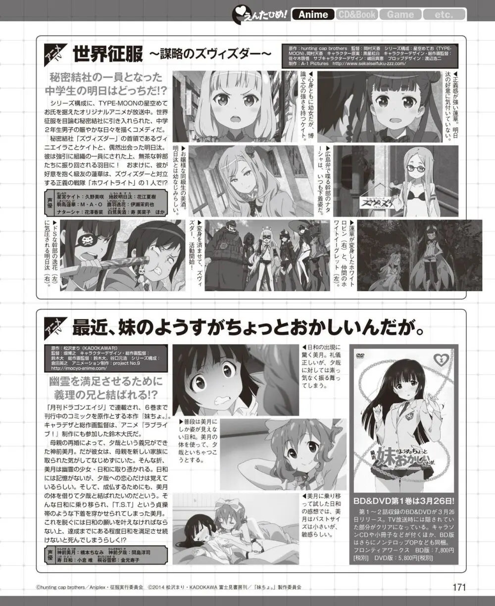 電撃姫 2014年4月号 163ページ