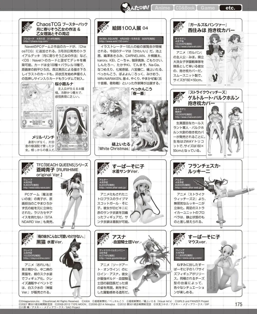 電撃姫 2014年5月号 167ページ