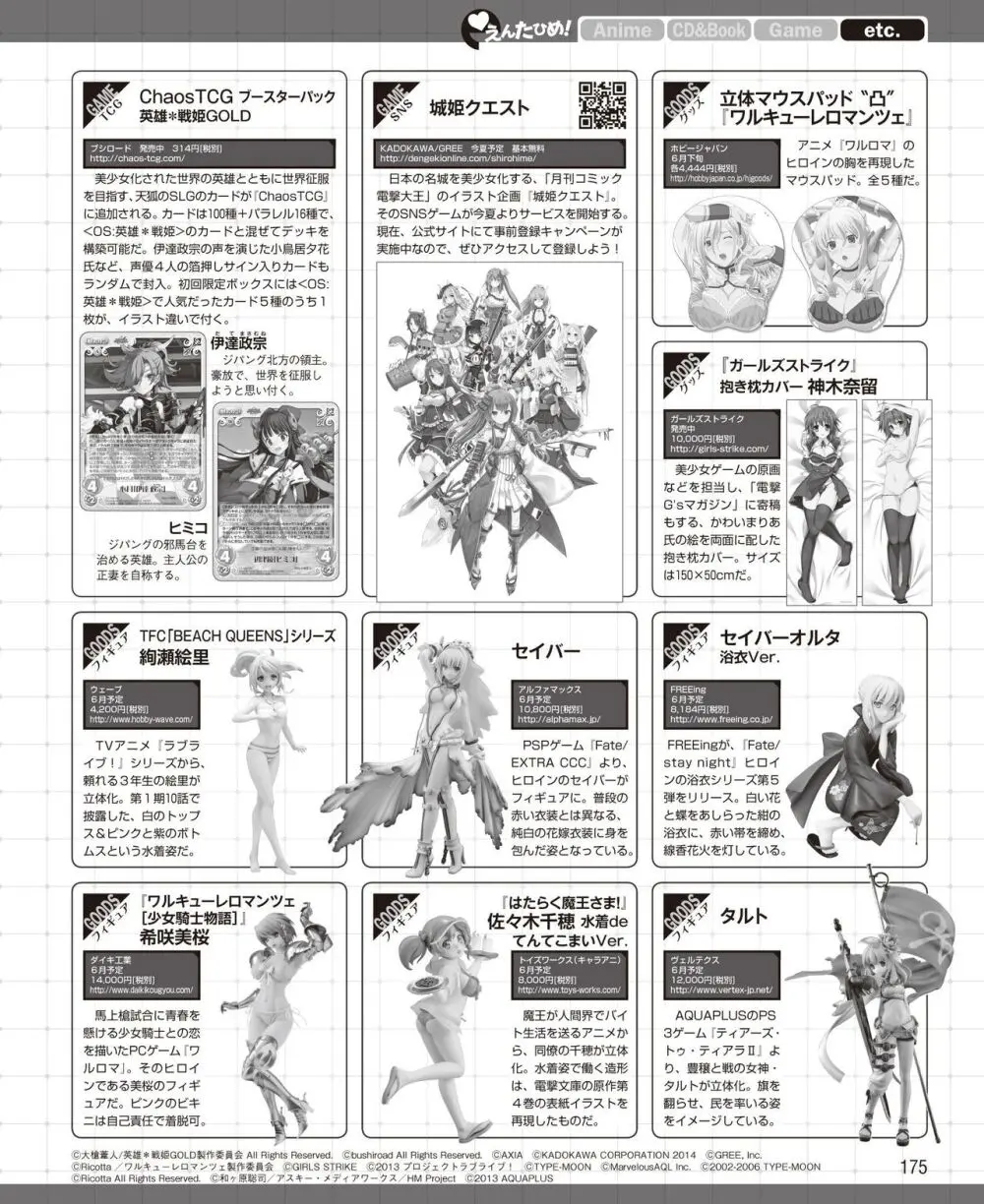 電撃姫 2014年7月号 169ページ