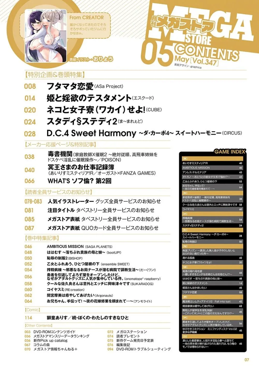 月刊メガストア2022年5月号 2ページ