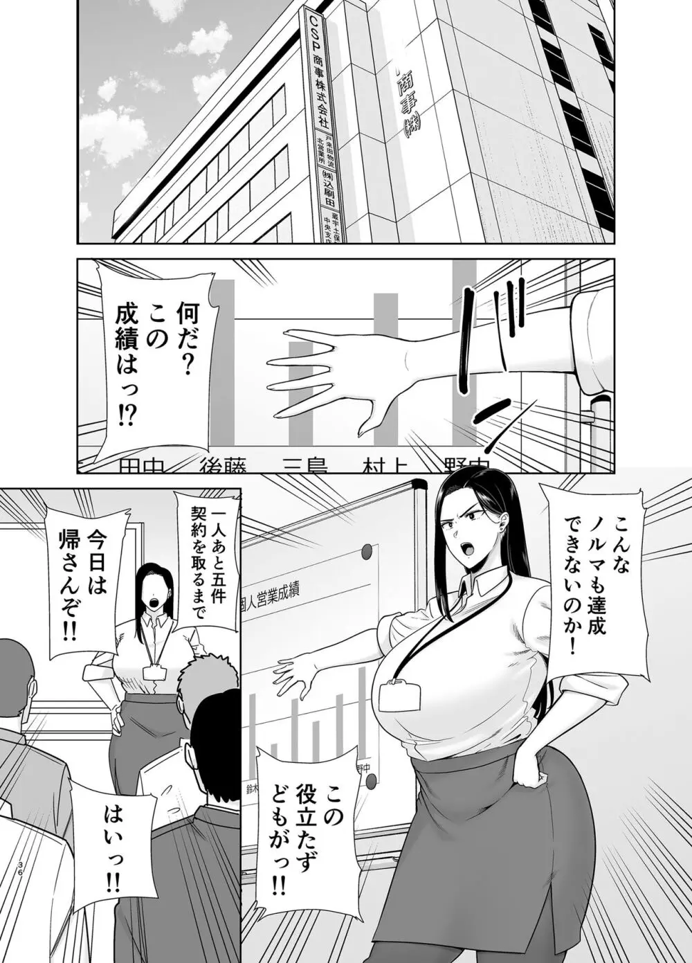 パワハラ女上司と社畜くん 35ページ