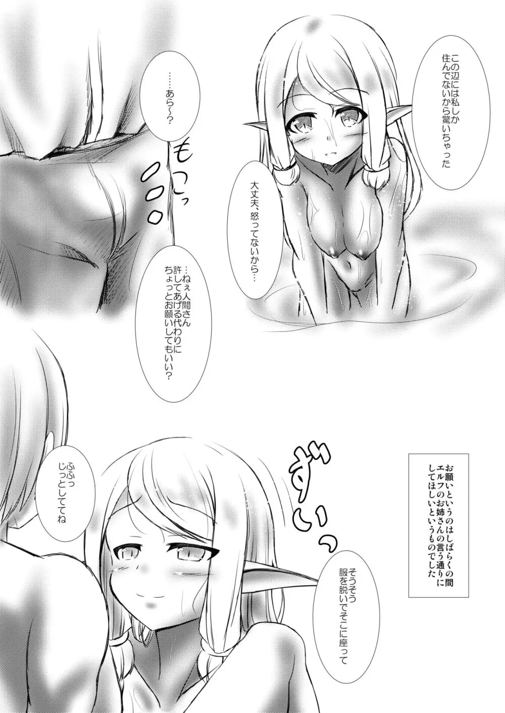 エルフ娘との交流性活 + エルフのおもちゃ 30ページ