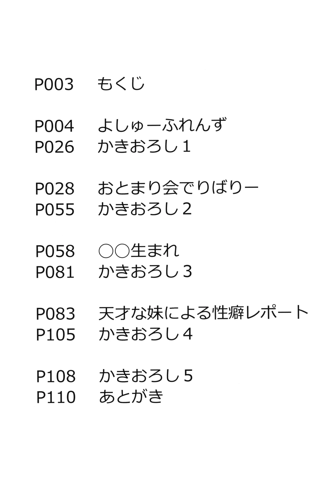 ひとけたふぇすてぃばる! 2ページ