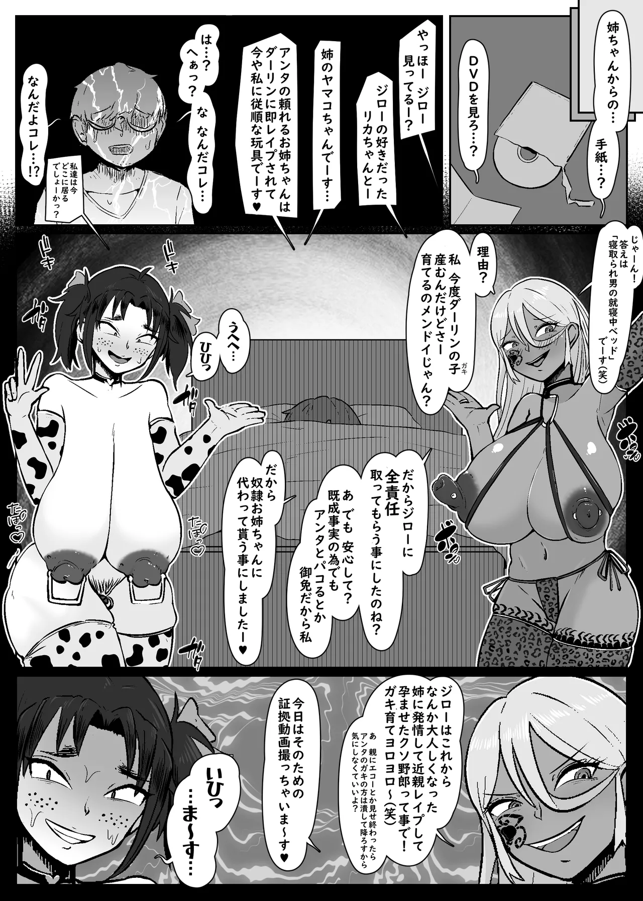 【NTR】ビッチとダサ陰キャに変わってしまった生真面目幼馴染とヤンキー姉にハメられて人生終了する僕 10ページ