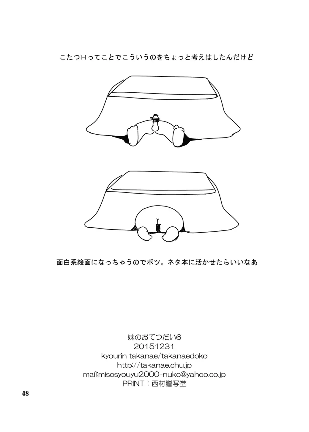 妹のおてつだい 総集編2 45ページ