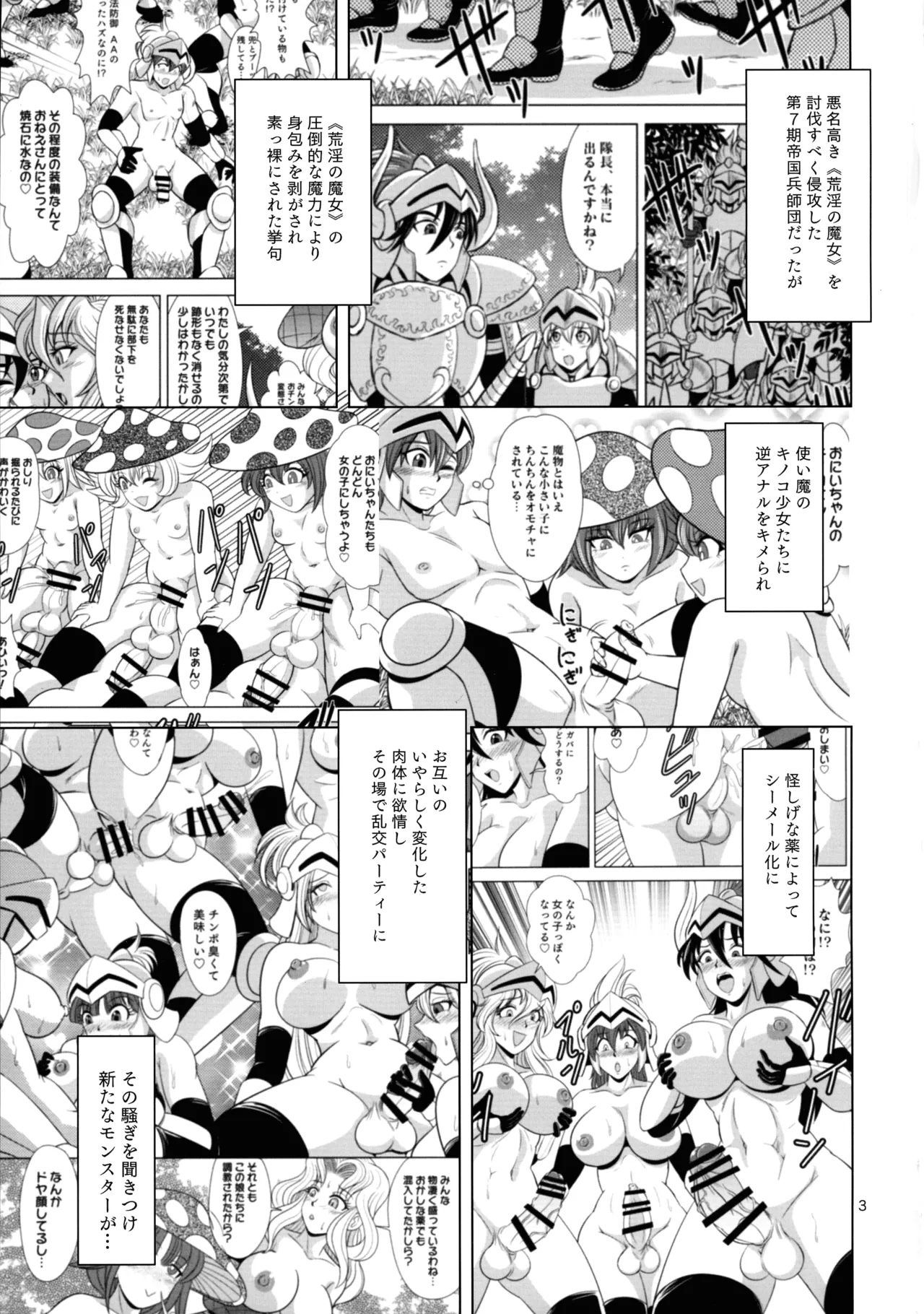 魔女と野獣と女騎士 3ページ