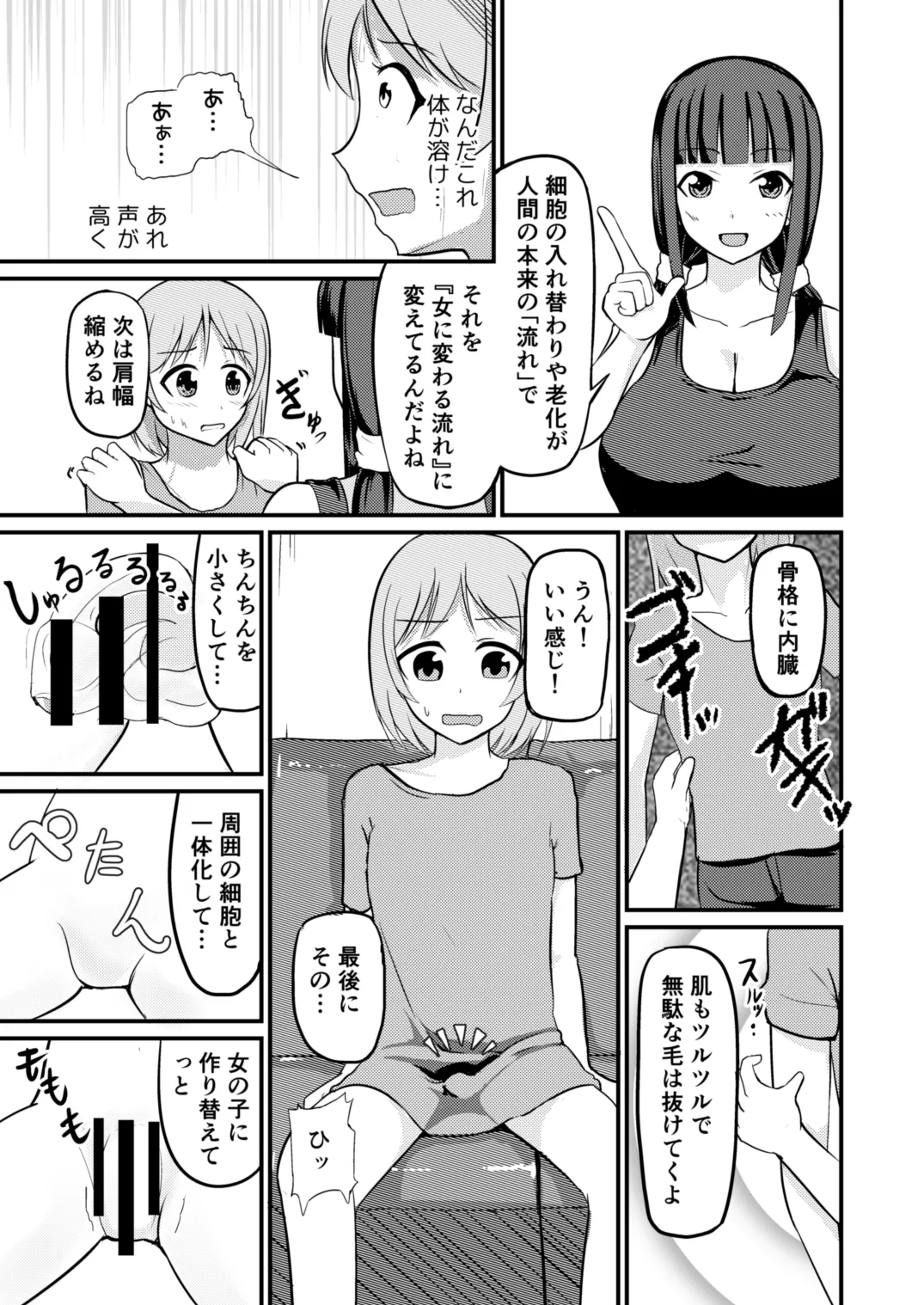 急成長したでっかい妹に女の子にされた兄 9ページ