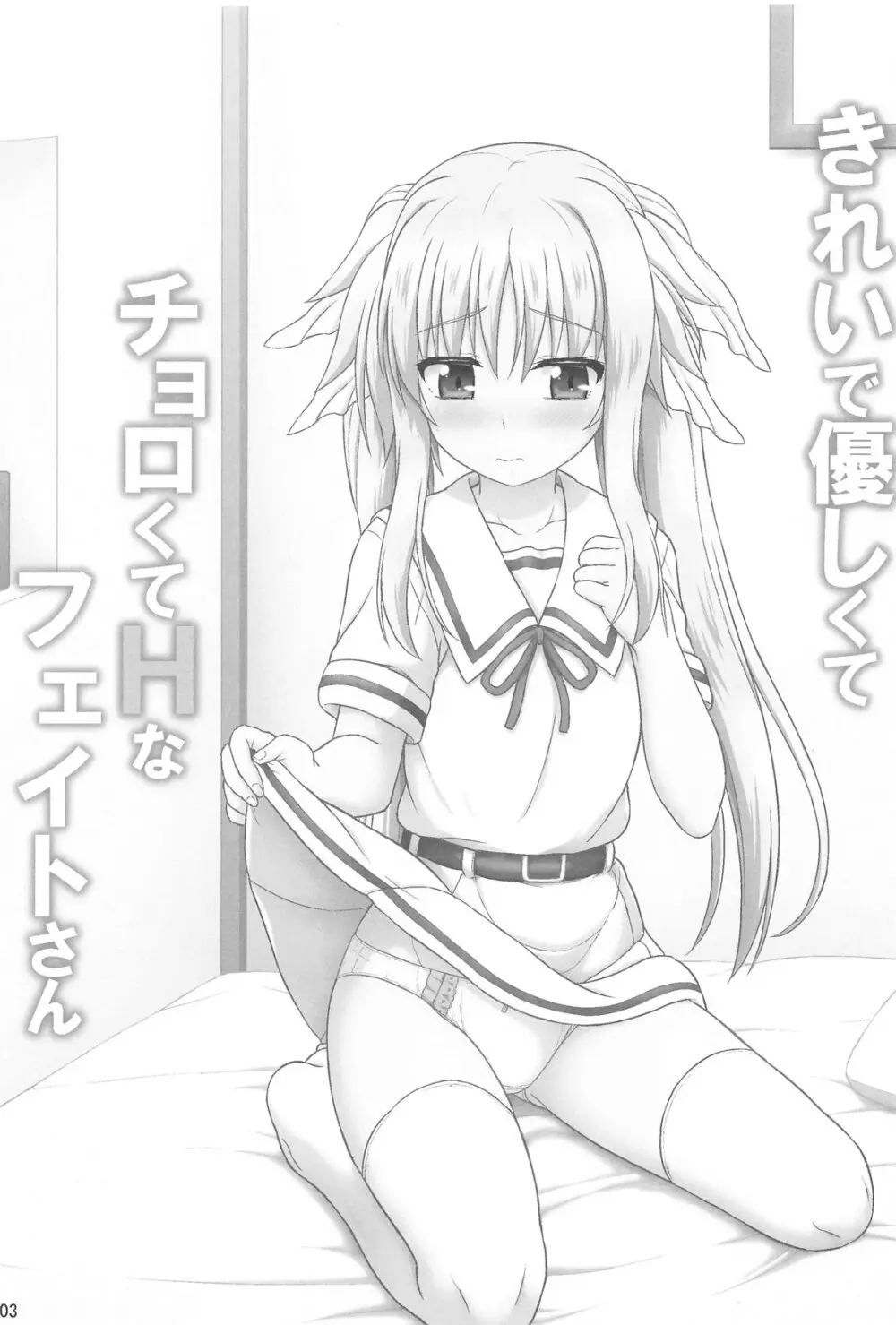 きれいで優しくてチョロくてHなフェイトさん 2ページ