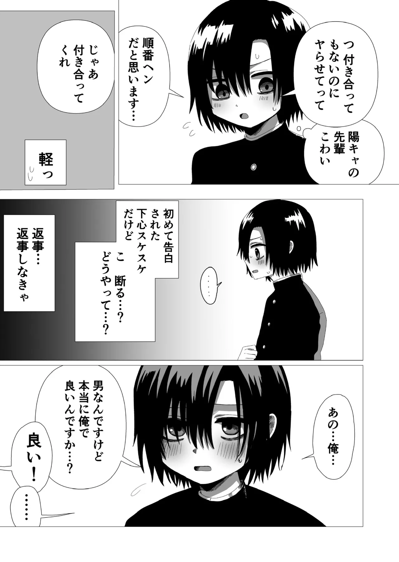 隠キャ♂と付き合ったのでヤる 5ページ