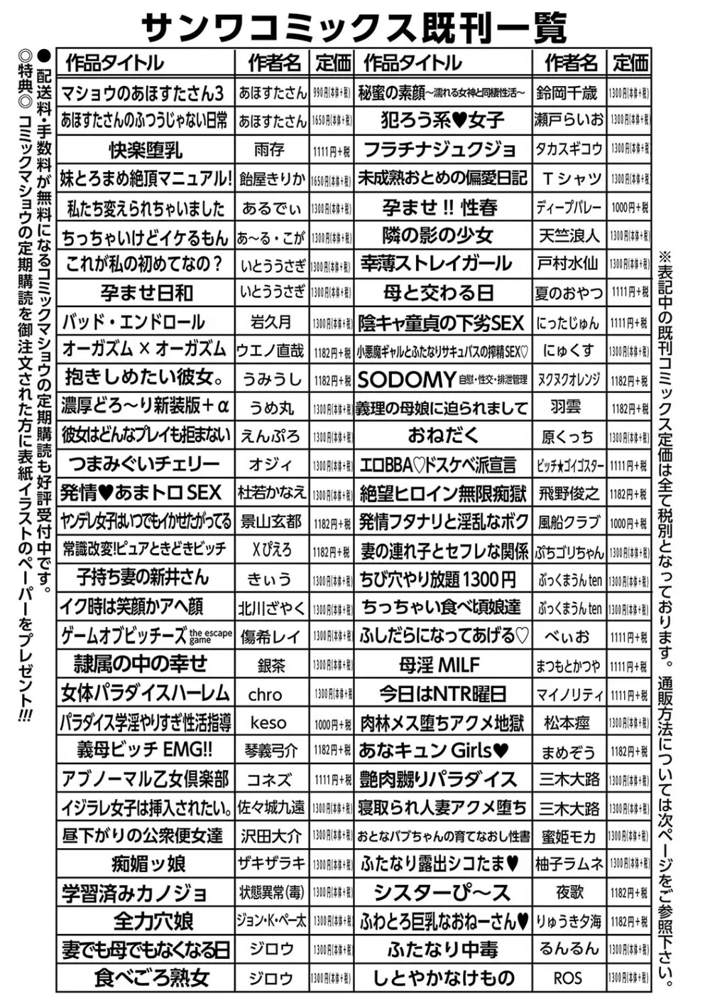 コミックマショウ 2025年2月号 225ページ