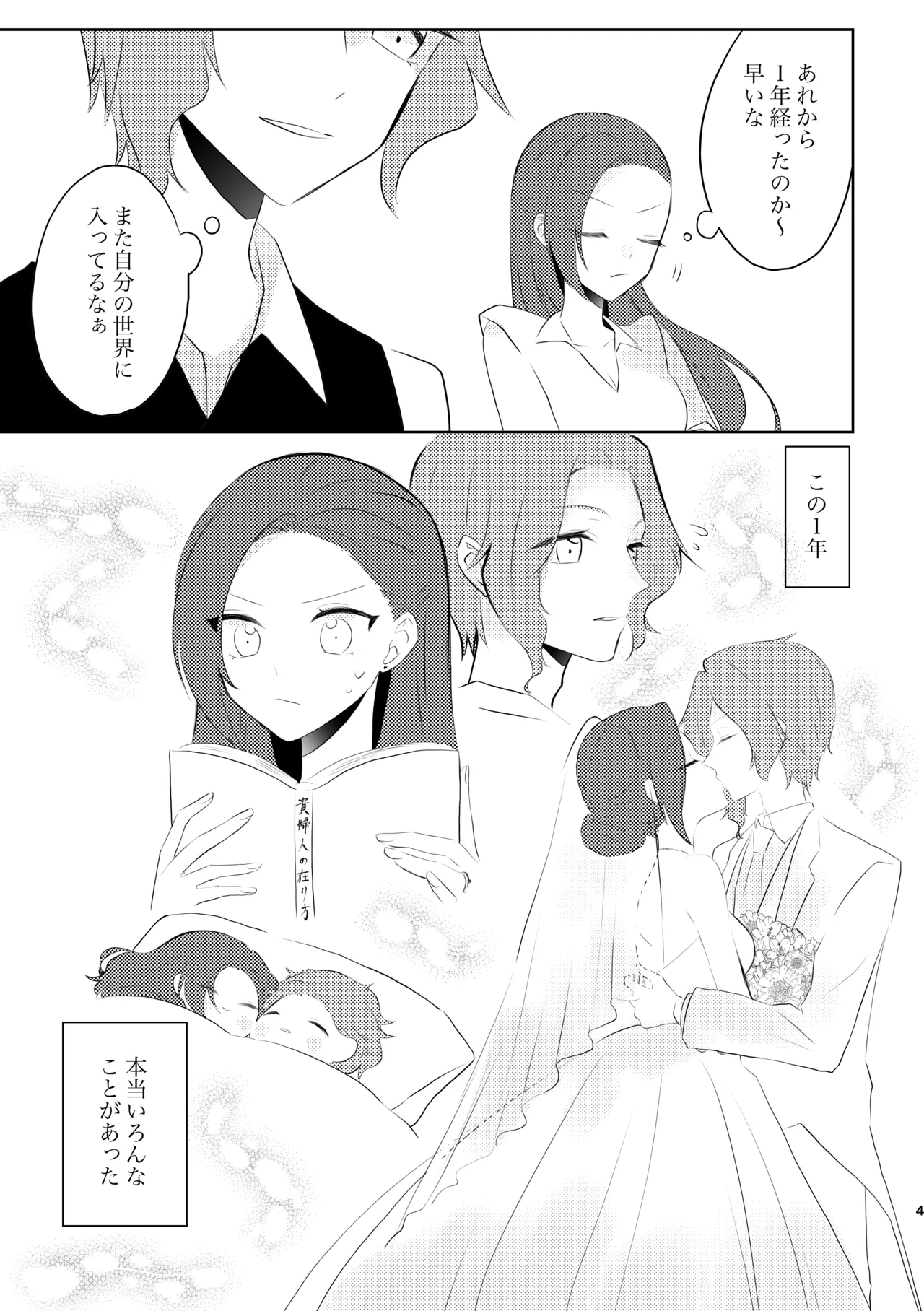 夫婦らしいことする元姉弟の話 4ページ