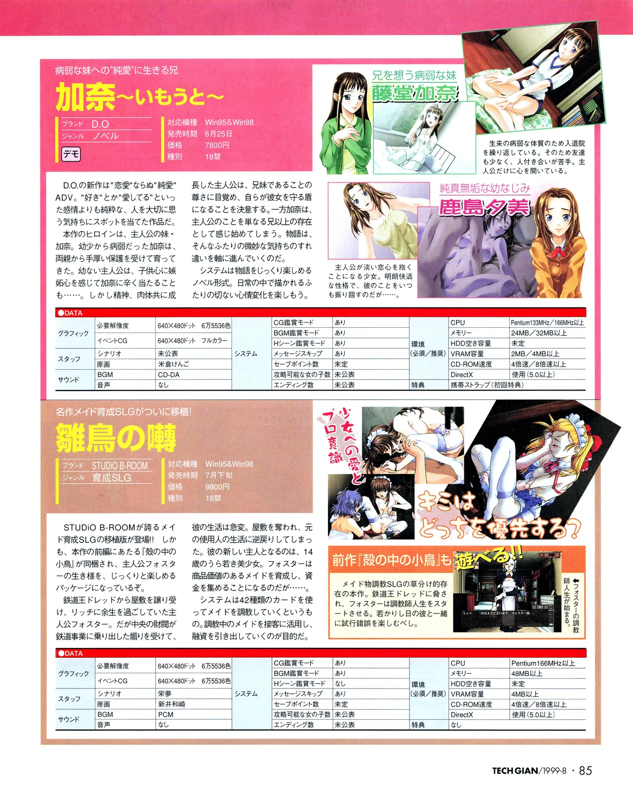 TECH GIAN (テックジャイアン) 1999年08月号 Vol.34 83ページ