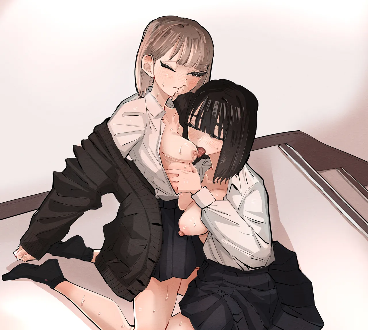 陰キャのくせに乳首弄ってイかせてくるの生意気すぎる~!! 2ページ