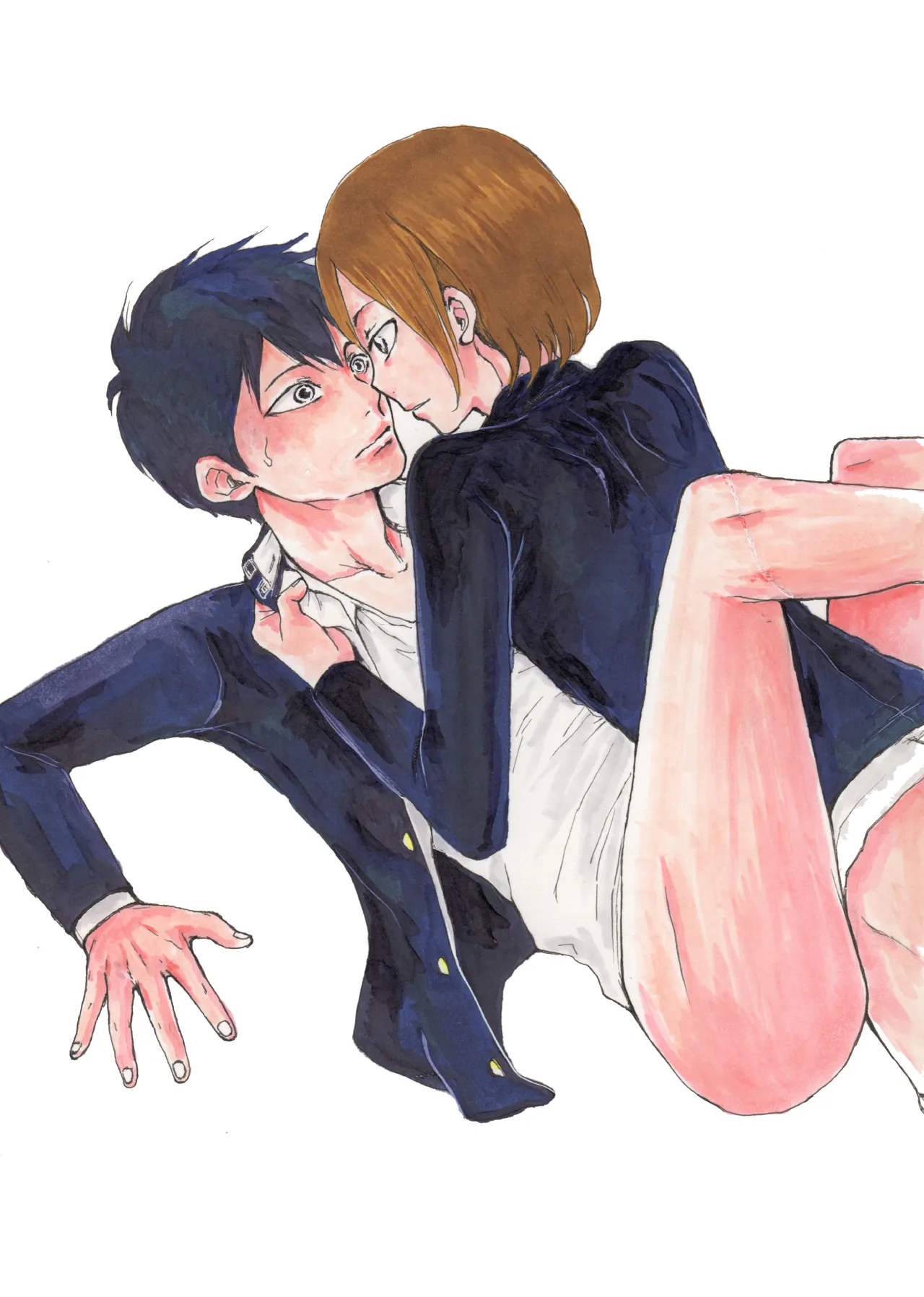 いきがって男友達にちんこしゃぶらせたら 無理矢理尻穴レイプされてギャン泣きした俺 27ページ