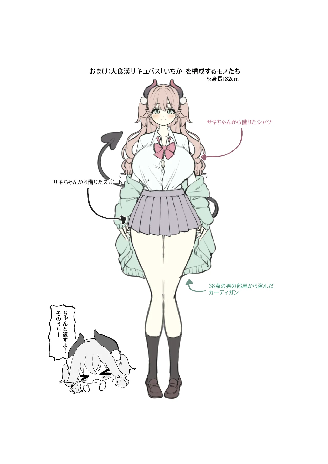 大食いサキュバスちゃんは満たされたいっ! 32ページ