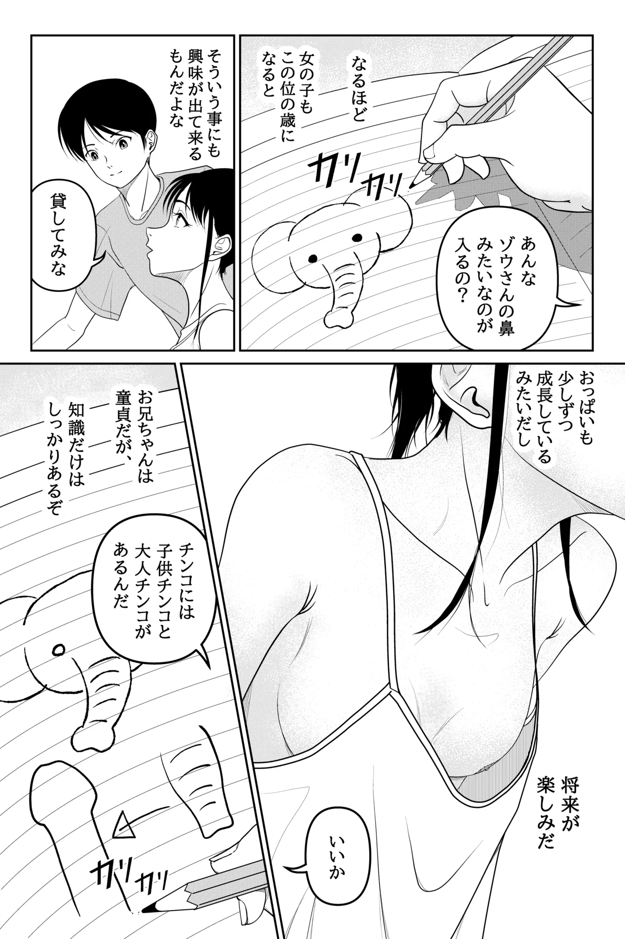 妹が授業で子供の作り方を習って来たらしい 6ページ