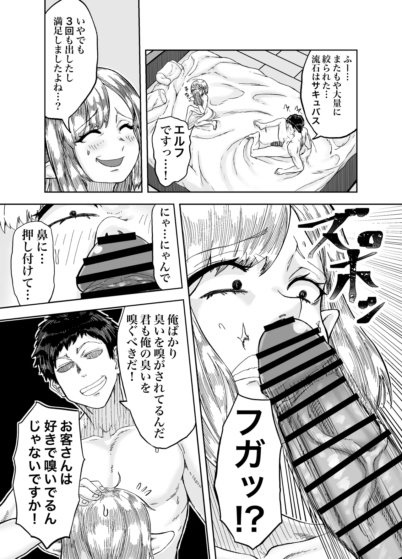 風呂嫌いな地味顔エルフの娼婦を騙して嫁にする 15ページ