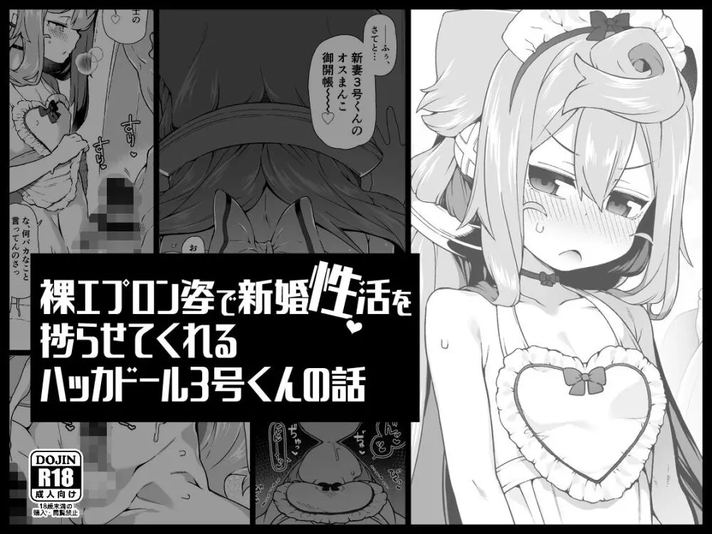 裸エプロン姿で新婚性活を捗らせてくれるハッカド○ル3号くんの話