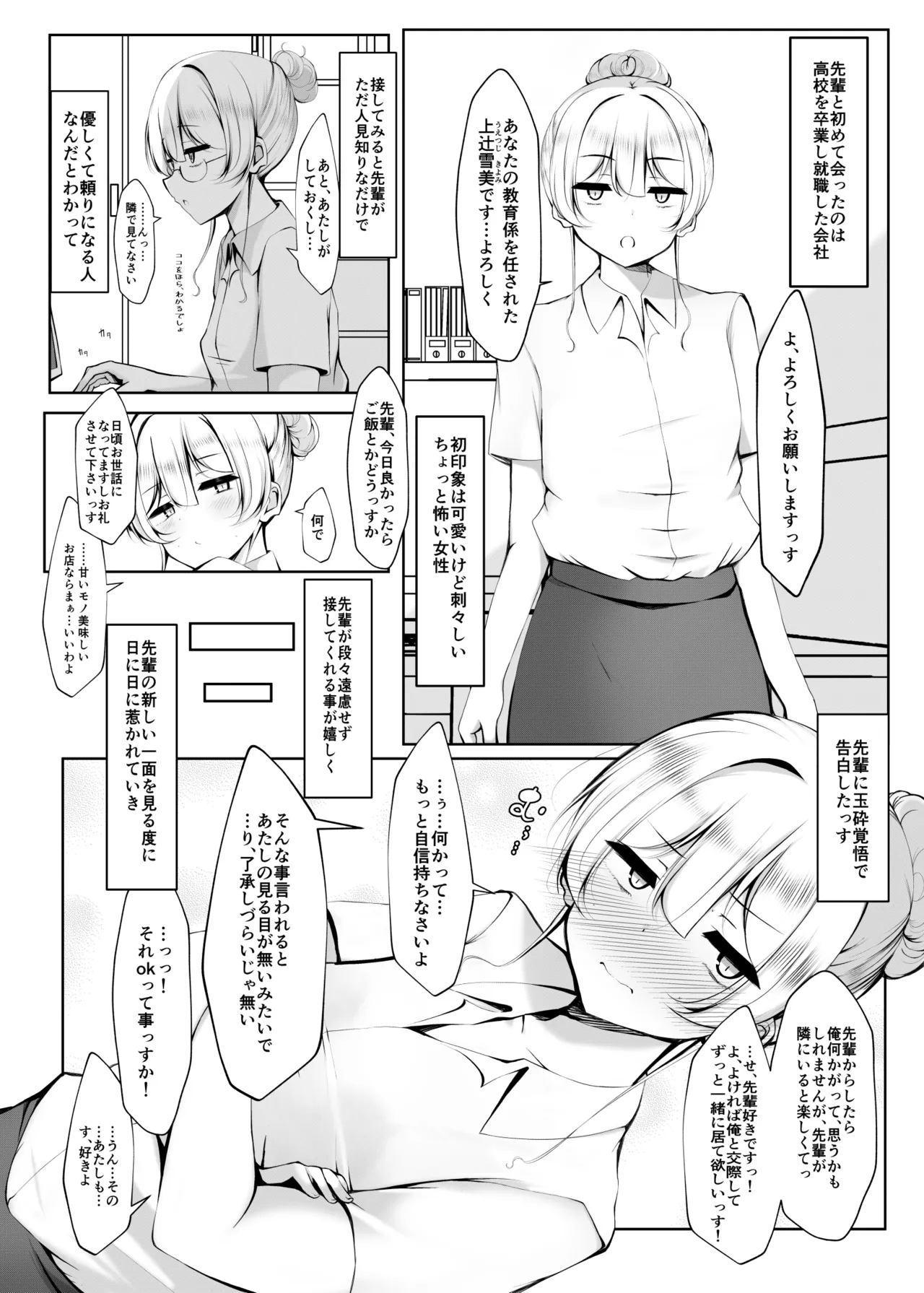 ケツ毛生えてる会社の先輩と付き合う話 4ページ