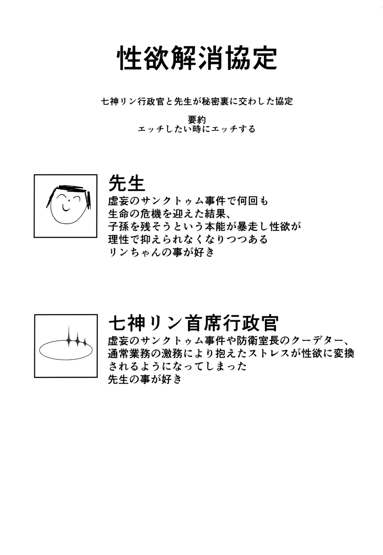 リン首席行政官とイチャスケベする本 2ページ