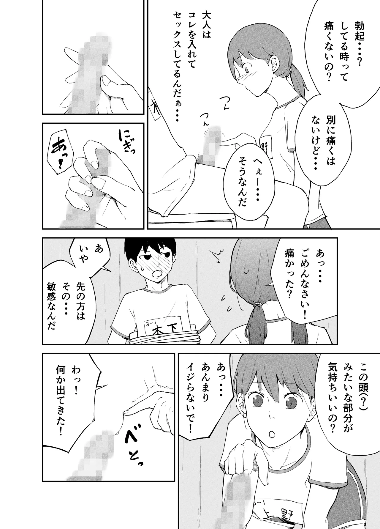 性教育実習 ―性器観察編― 7ページ
