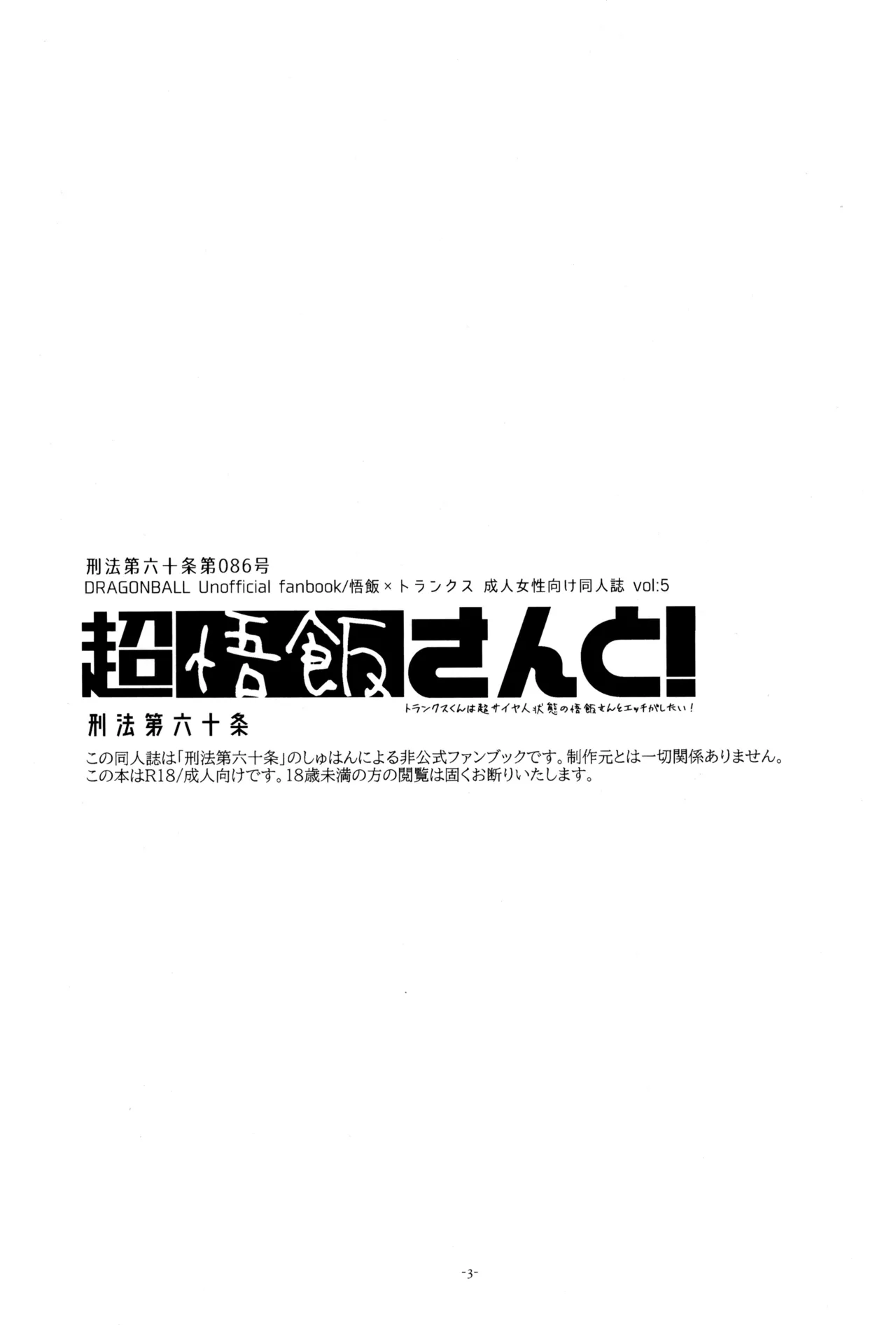 ねぇ悟飯さん、マイクロビキニ好きですか? 5ページ